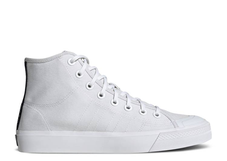 Кроссовки Adidas NIZZA HI 'WHITE BLACK', белый кроссовки adidas originals nizza hi shoes white blue green белый