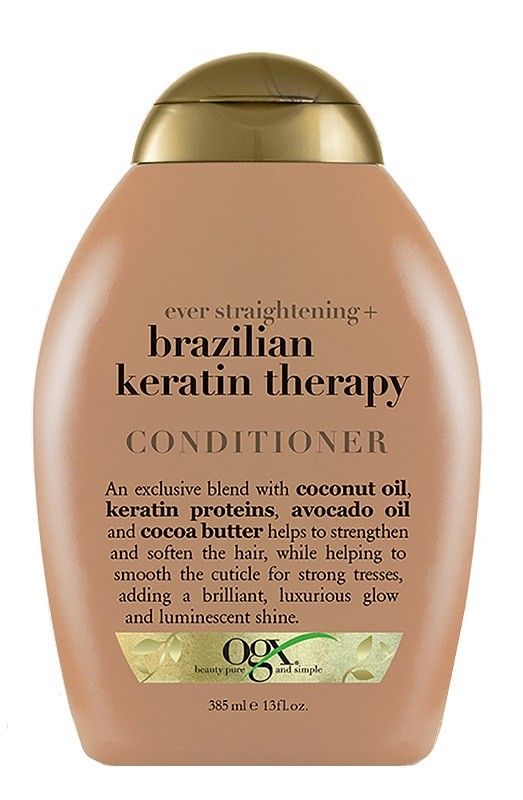 OGX Brazilian Keratin Therapy Кондиционер для волос, 385 ml кондиционер разглаживающий для укрепления волос ogx brazilian keratin 88 7 мл