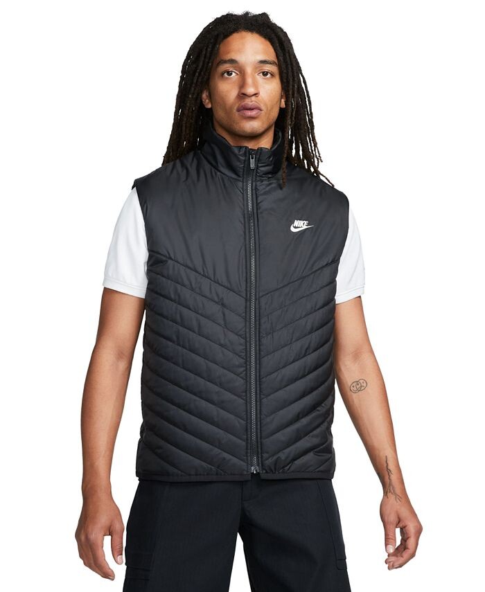 

Мужской пуховик среднего веса Therma-FIT Windrunner Nike, цвет Black/black/sail