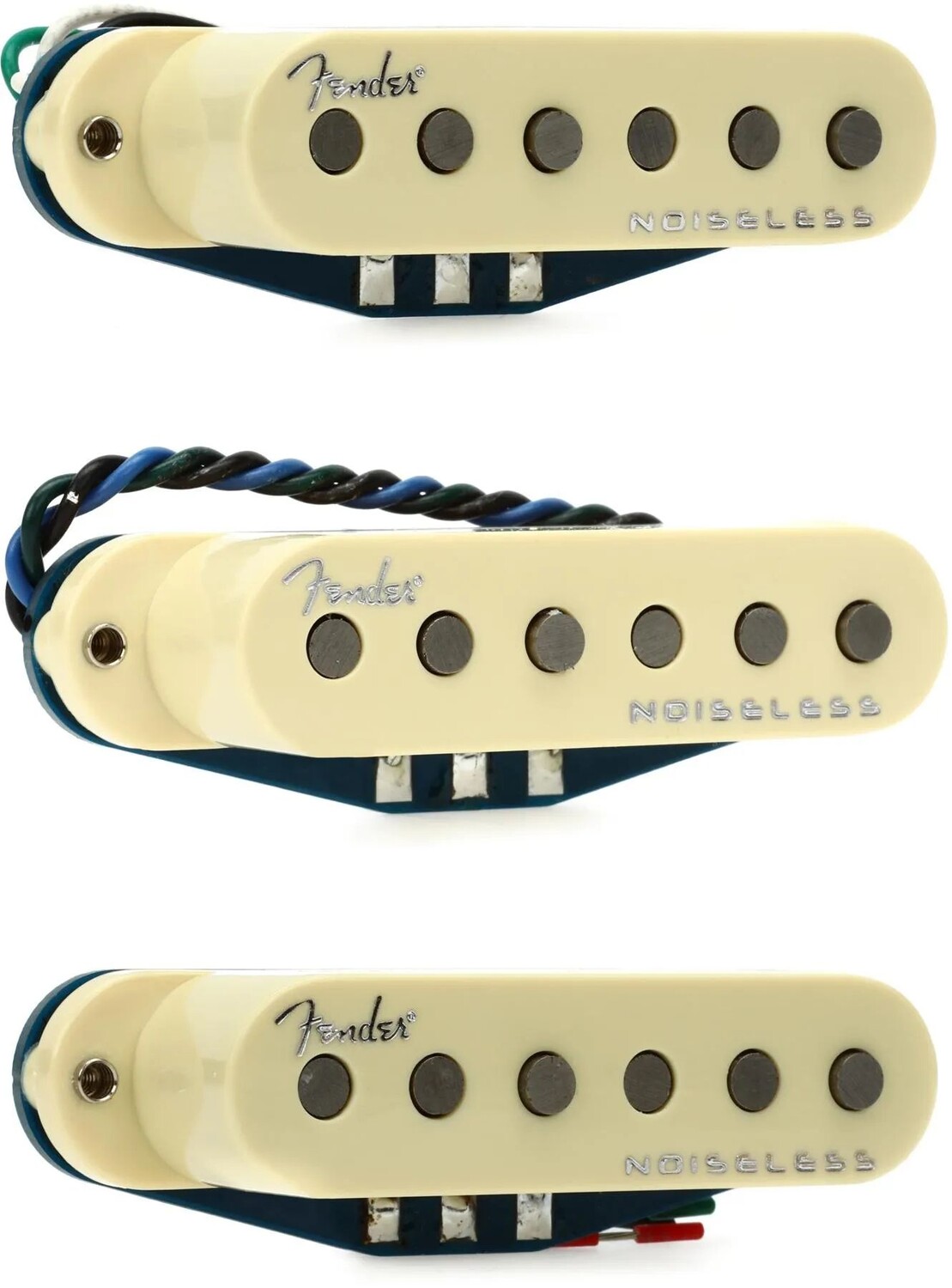 

Комплект из трех звукоснимателей Fender Ultra Noiseless Vintage Stratocaster — кремовый