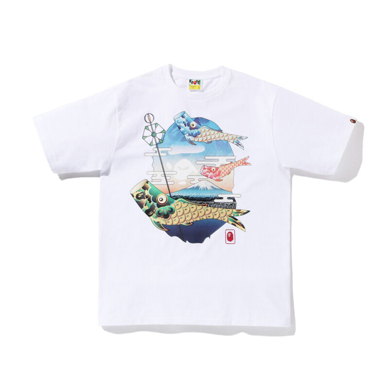 

Футболка Ape Head Series для мужчин A Bathing Ape, белый