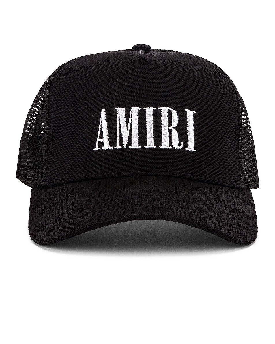 

Кепка дальнобойщика с логотипом Core Amiri, цвет Black & White
