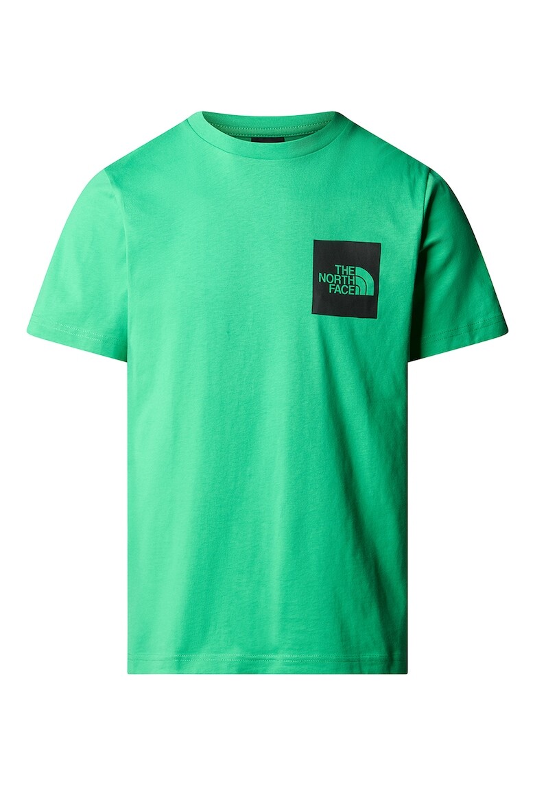 

Хлопковая футболка с логотипом The North Face, зеленый