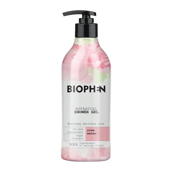 

Гель для душа «Розовая вода» 400мл Botanical Shower Gel, Biophen