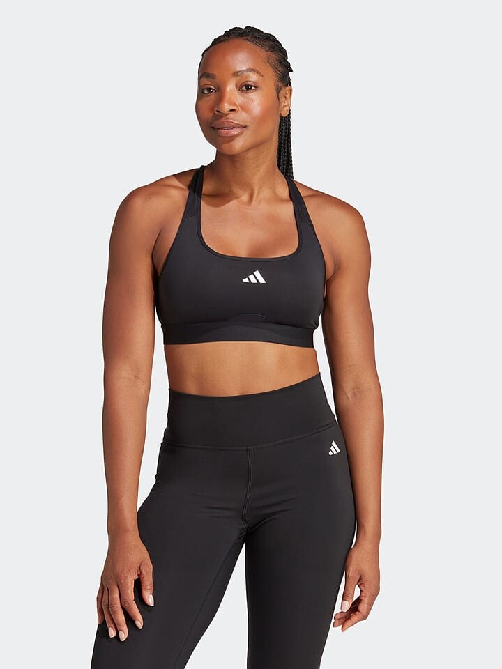 

Спортивный бюстгальтер adidas, черный