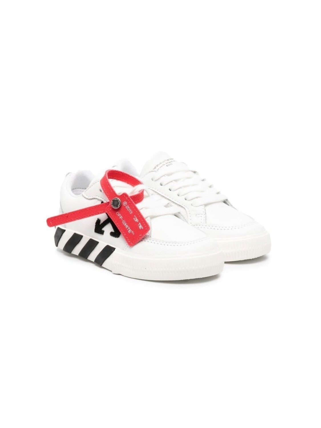 

Off-White Kids кеды Vulcanized на шнуровке