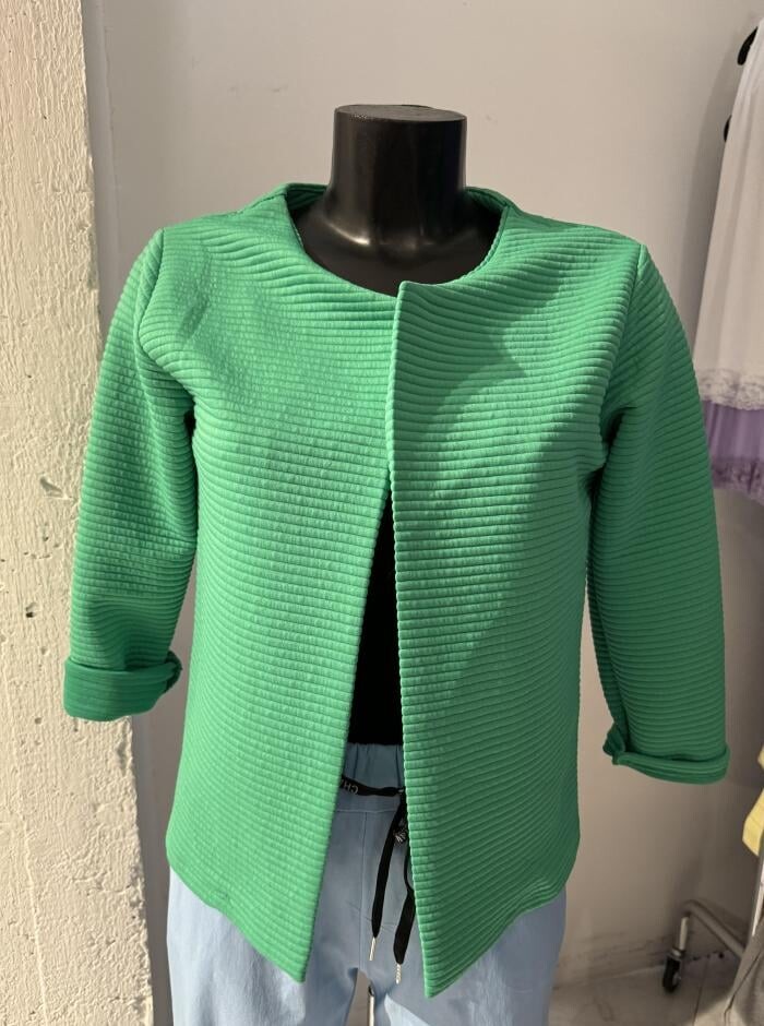 

Ребристое болеро, цвет Jade