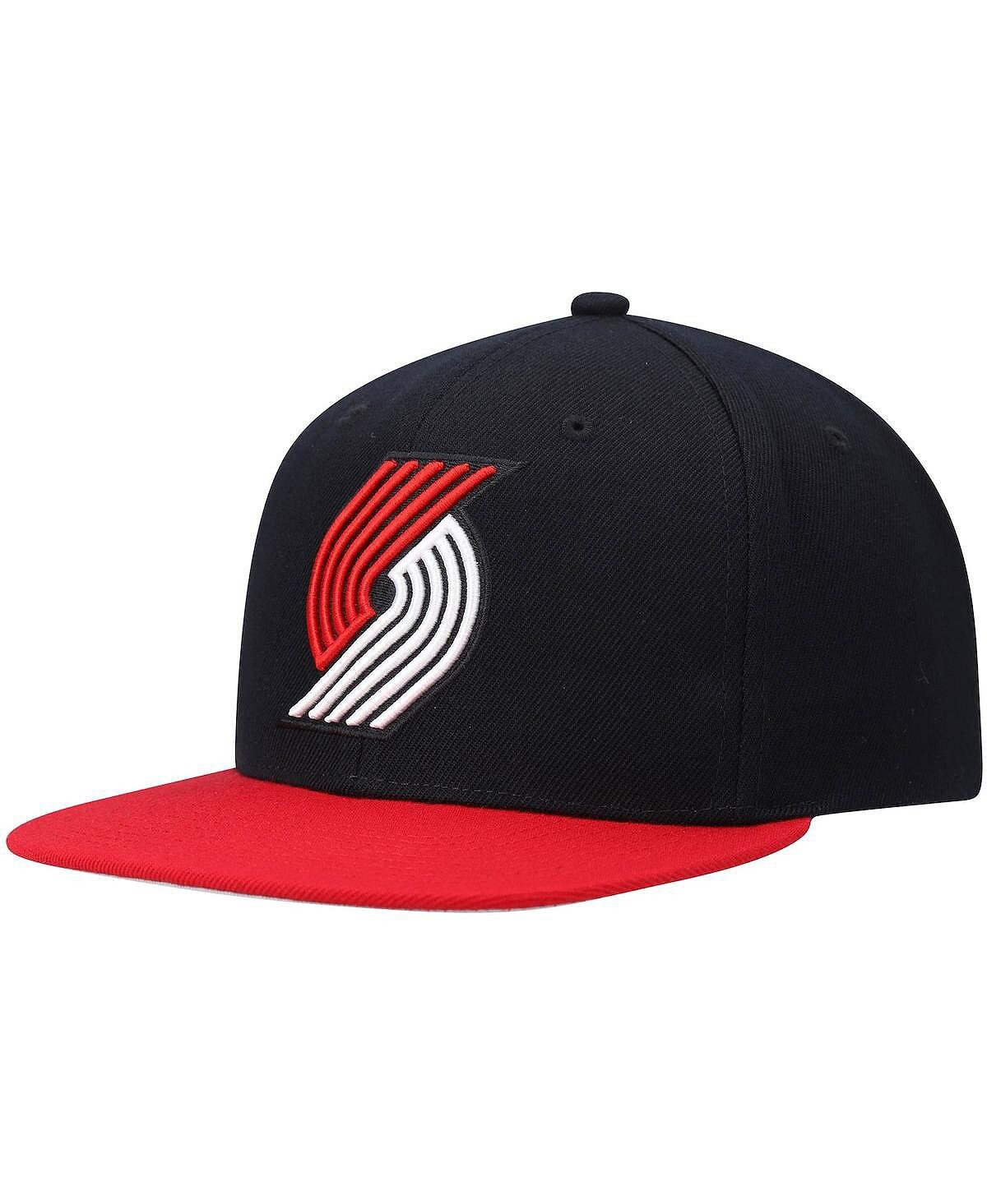 

Мужская черно-красная кепка Portland Trail Blazers Team Two-Tone 2.0 Snapback Mitchell & Ness