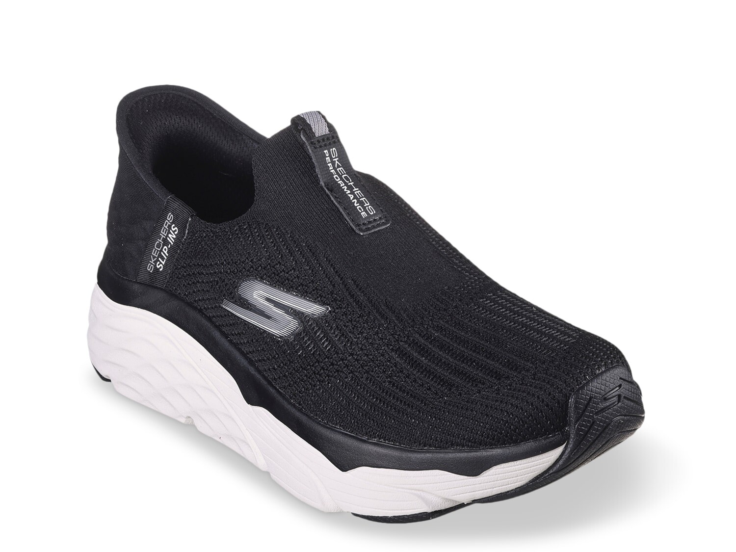 

Беговые кроссовки Slip-Ins Max Cushion Elite Smooth Transition — женские Skechers, черный/красный