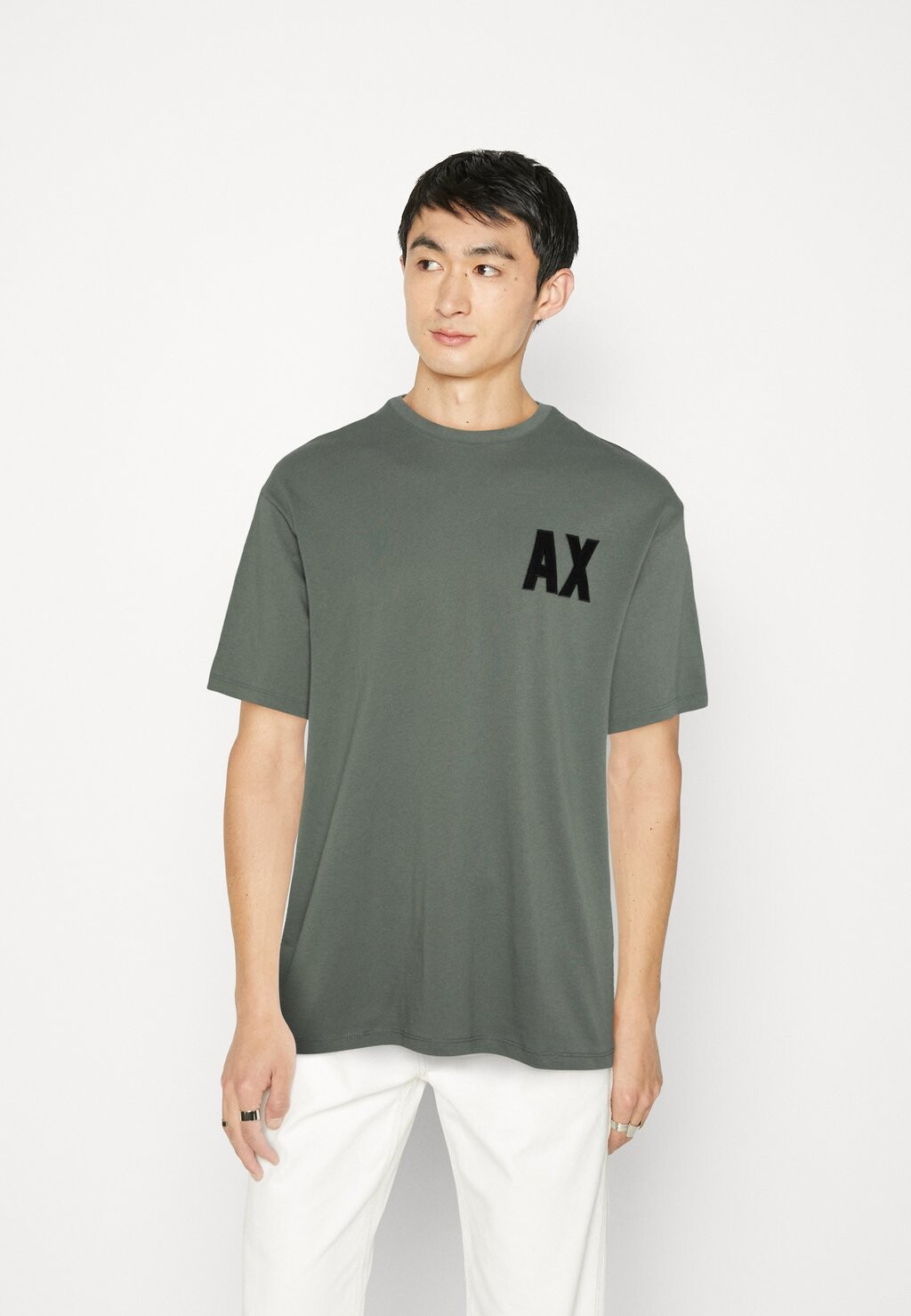 

Футболка с принтом Armani Exchange, зеленый