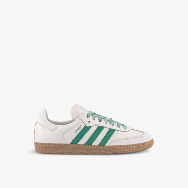 

Низкие кожаные кроссовки Samba og с логотипом Adidas, белый