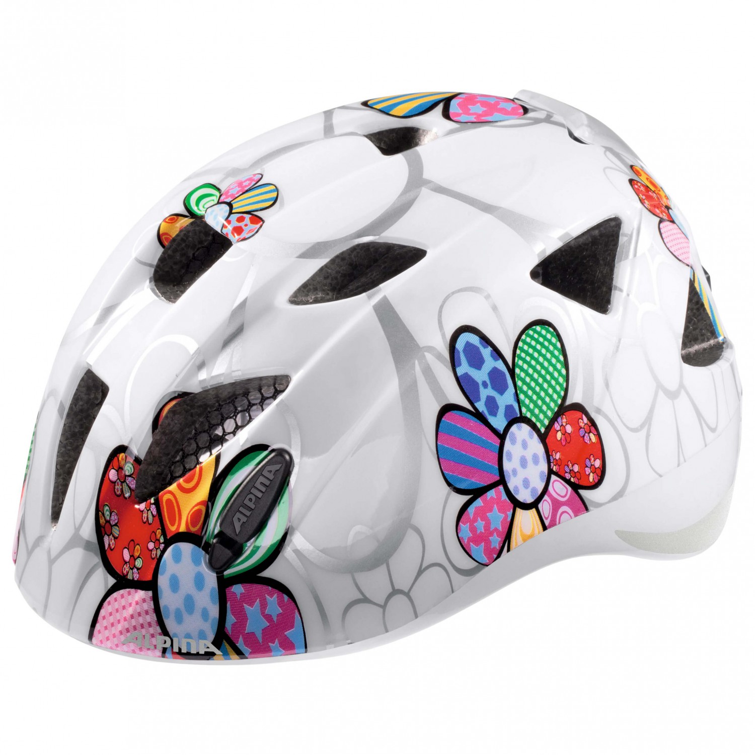 Велосипедный шлем Alpina Kid's Alpina Ximo Flash, цвет White Flower