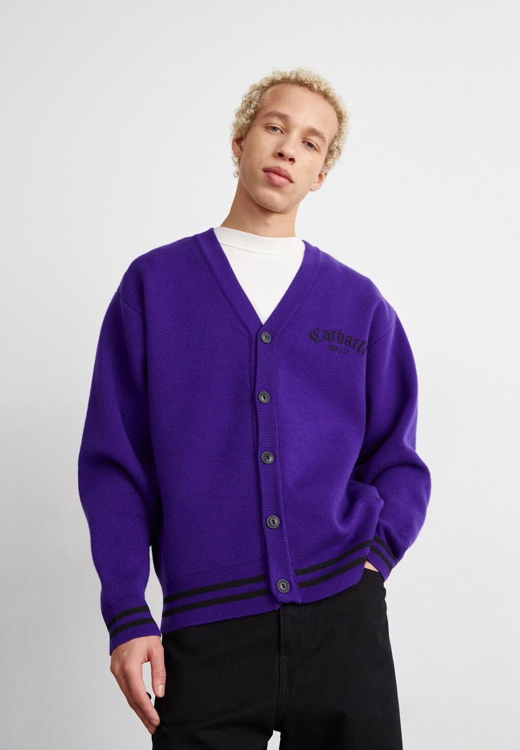 

Кардиган ONYX CARDIGAN Carhartt WIP, цвет tyrian/black