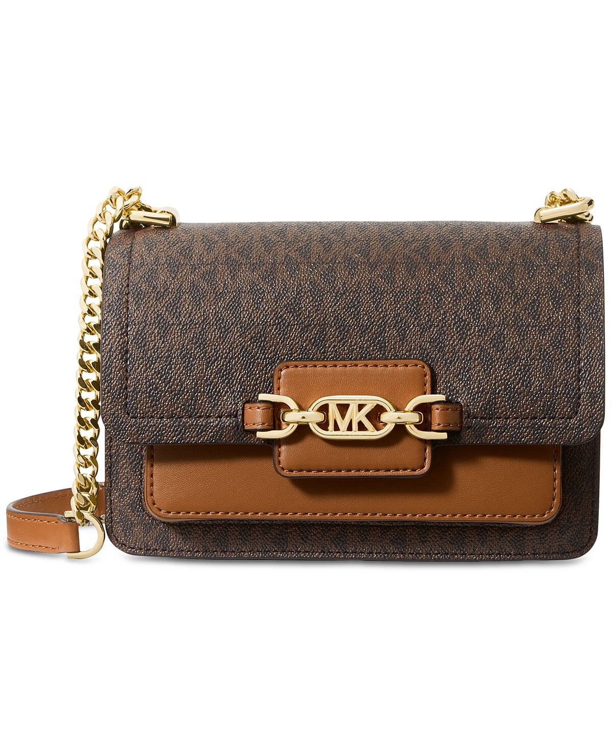 

Очень маленькая сумка через плечо с логотипом Heather Michael Kors