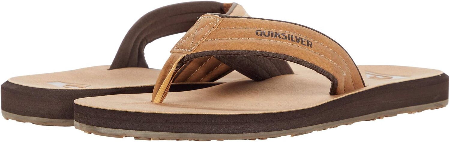 

Шлепанцы Carver Nubuck Quiksilver, цвет Tan Pattern 1