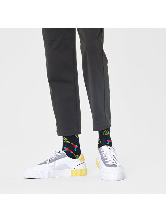 

Высокие носки унисекс Happy Socks, черный