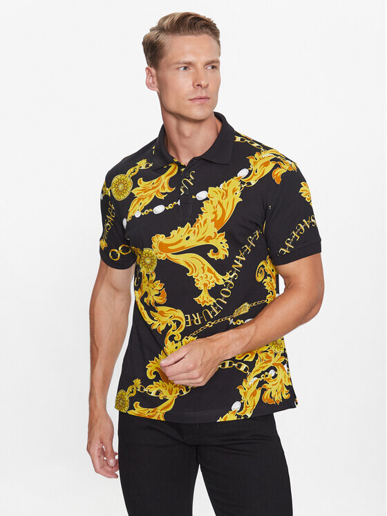 

Рубашка поло стандартного кроя Versace Jeans Couture, мультиколор