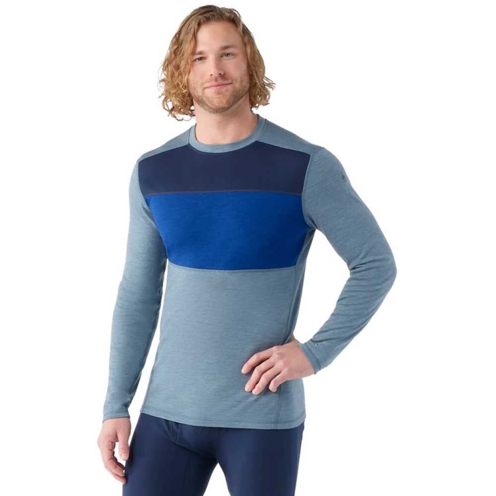 

Футболка с длинным рукавом Smartwool Merino 250 ColorBlock, синий