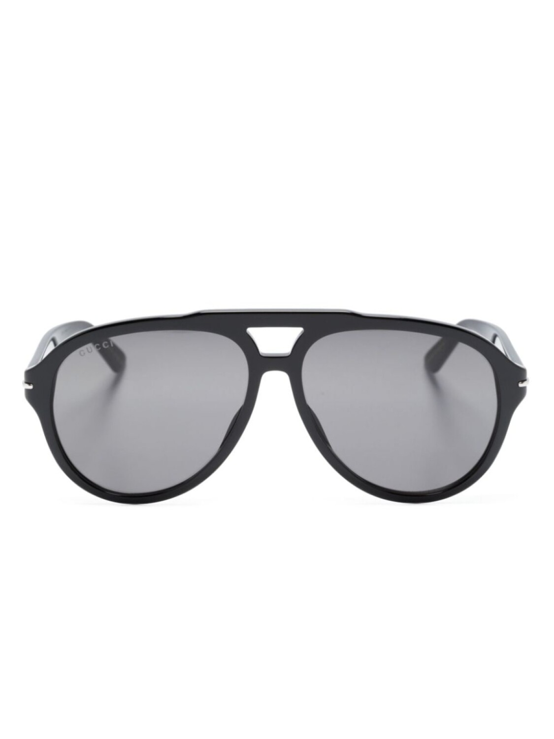 

Gucci Eyewear солнцезащитные очки-пилоты с логотипом, черный