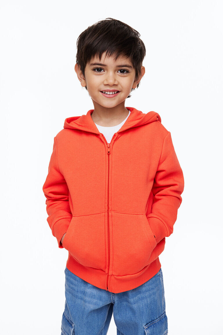 

Толстовка на молнии H&M, оранжевый