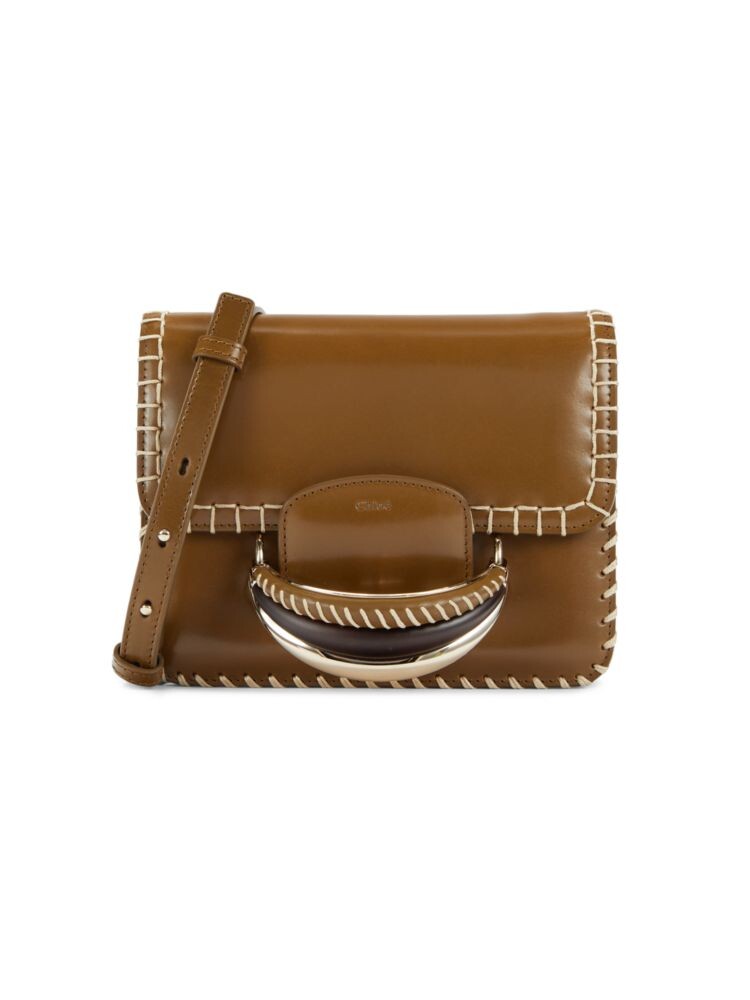 

Кожаная сумка через плечо Chloé, цвет Dark Brown