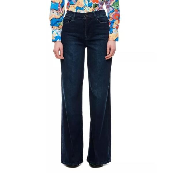 

Джинсы le palazzo cotton jeans Frame, черный