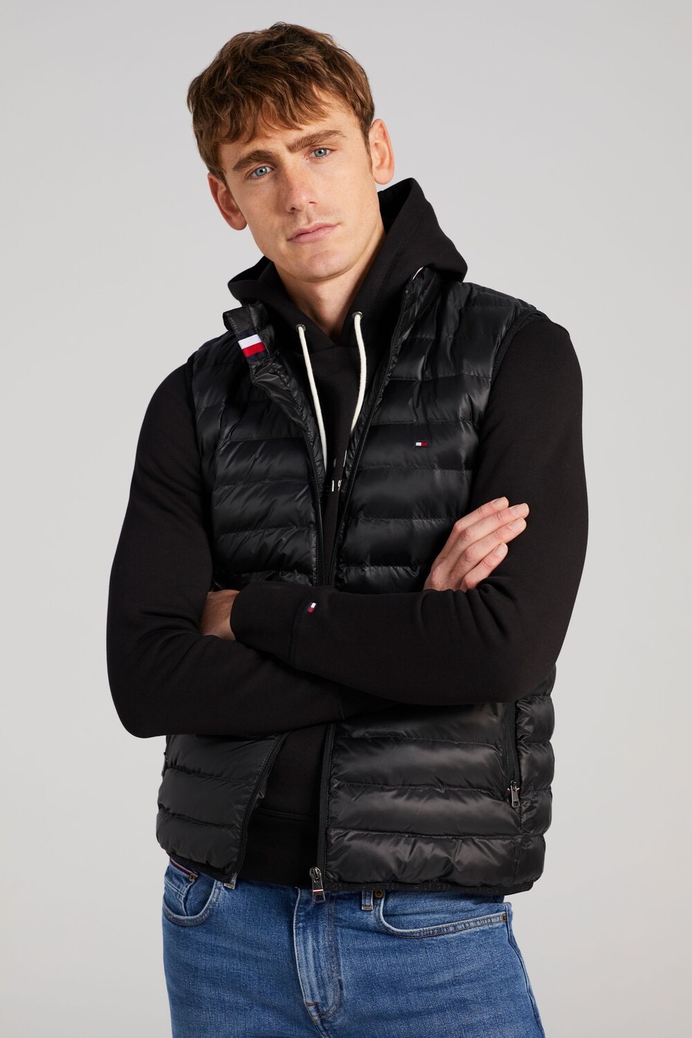 

Круглый складной жилет Blue Core Tommy Hilfiger, черный