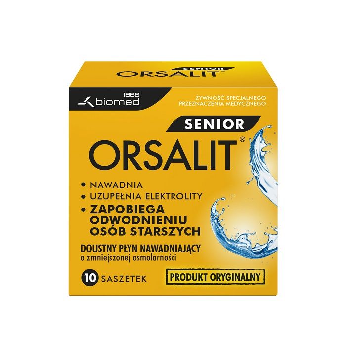 цена Orsalit Senior Proszek пакетики с электролитами, 10 шт.