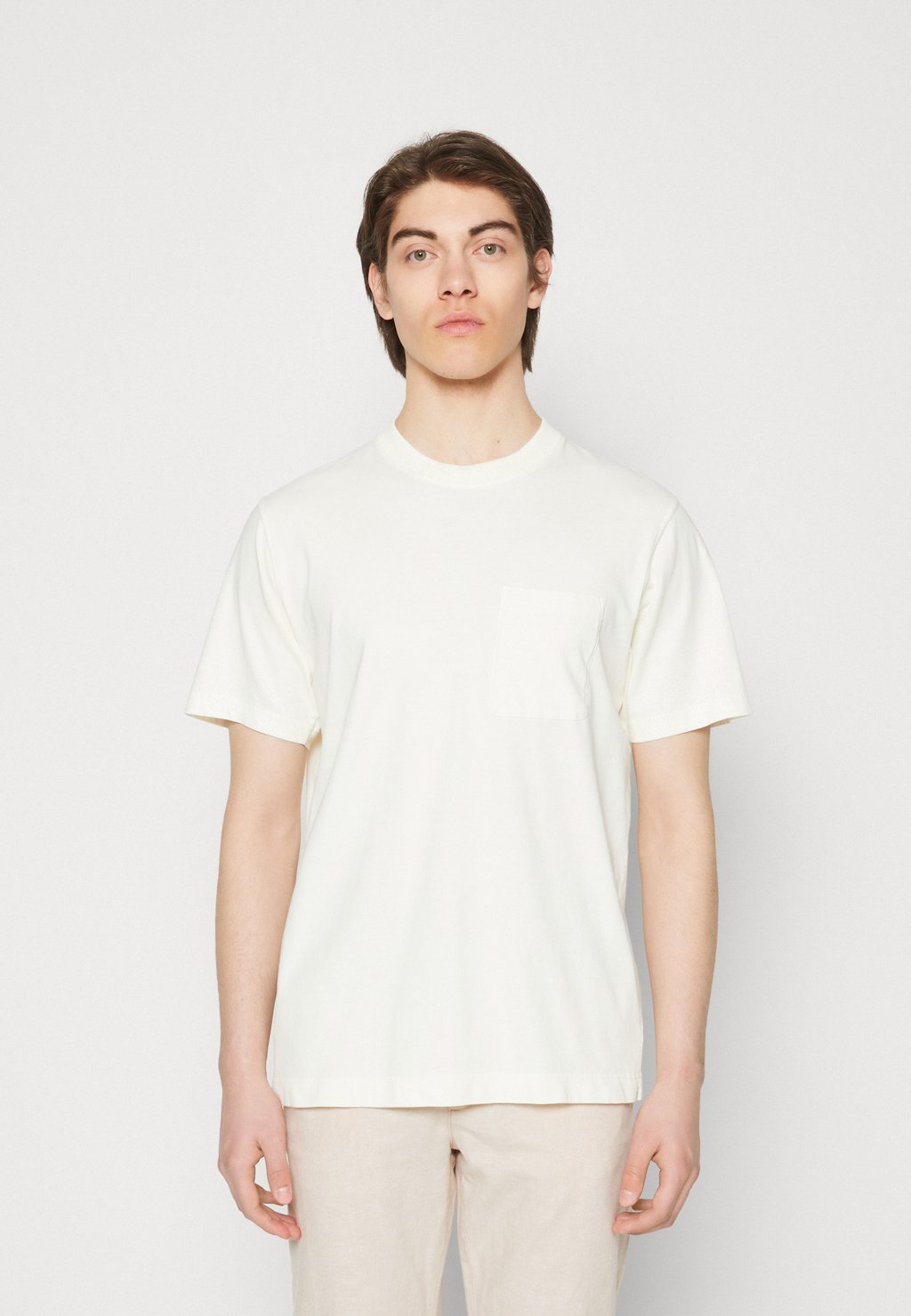 Базовая футболка Pocket Tee Mads Nørgaard, цвет off white базовая футболка nos skull tee scalpers цвет off white