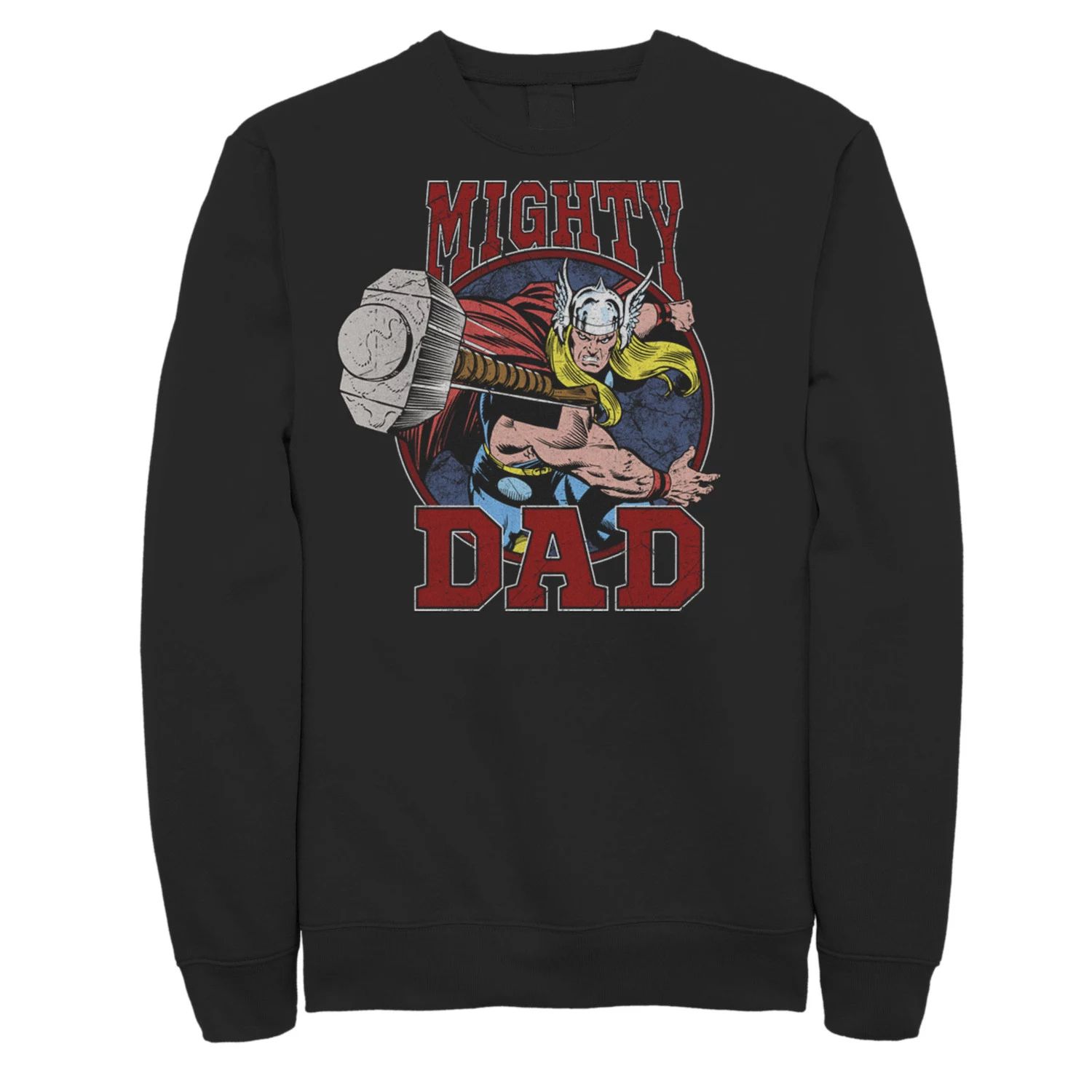 Мужской свитшот Mighty Dad Hammer Marvel Thor Father's Day Licensed Character