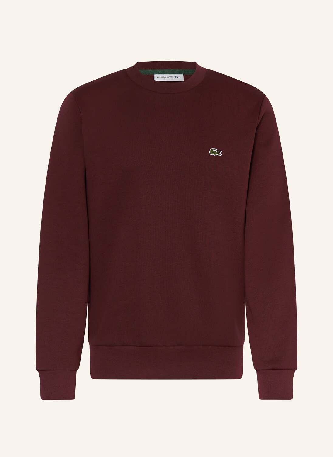 

Толстовка LACOSTE, темно-красный
