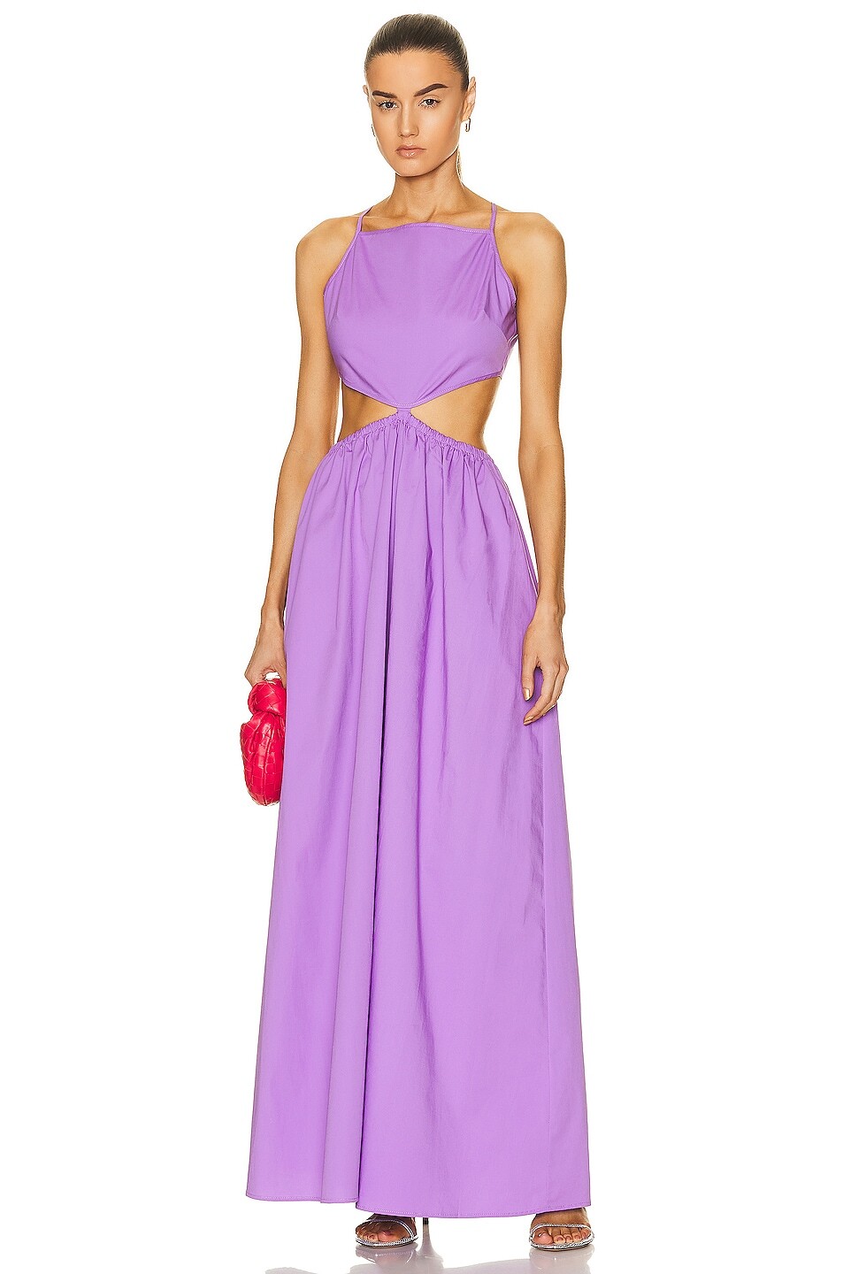 

Платье Staud Myla, цвет AMETHYST