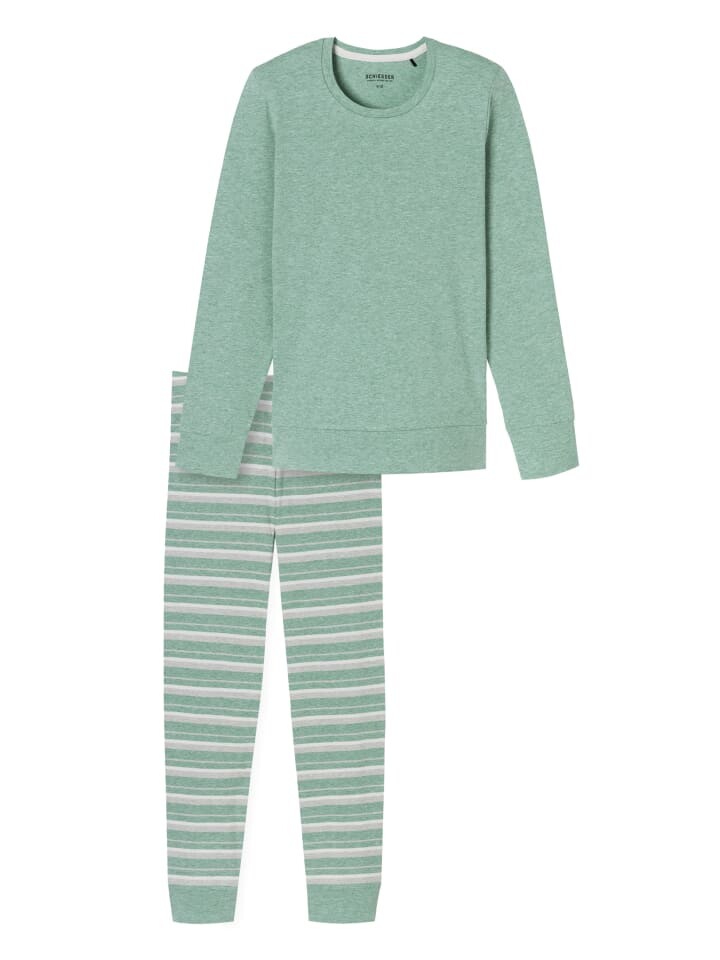 

Пижама Schiesser Casual Essentials, зеленый