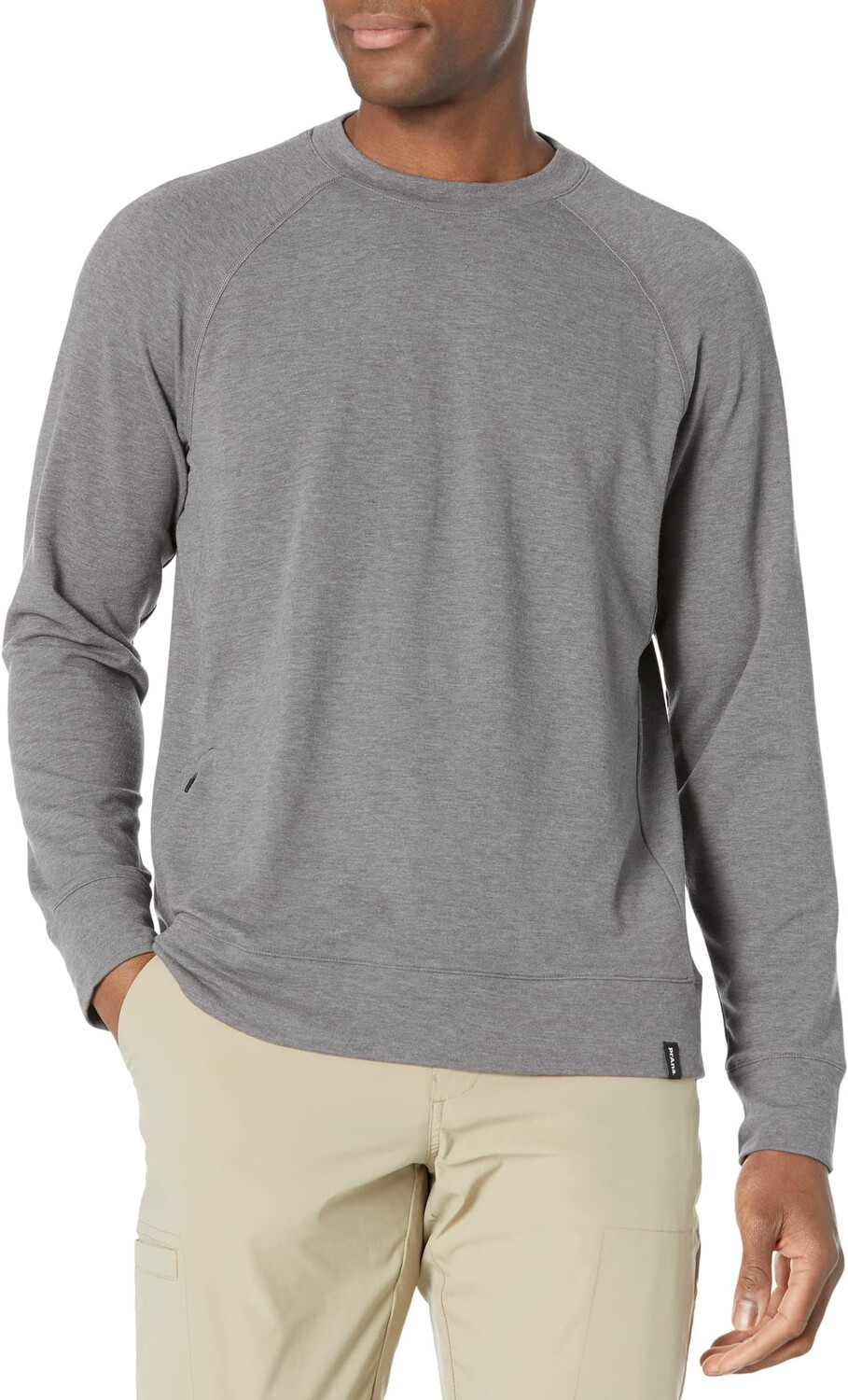 

Толстовка Altitude Tracker Crew Standard Fit Prana, цвет Heather Grey