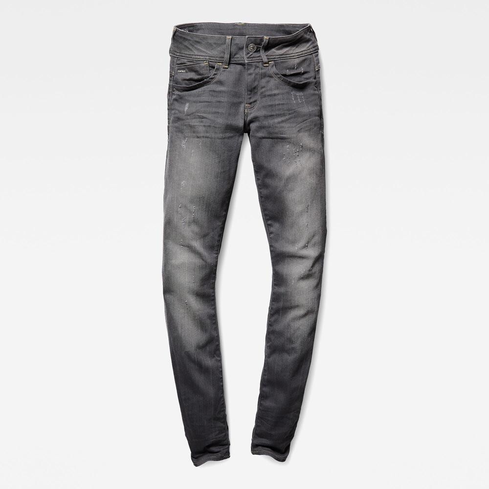 

Джинсы G-Star Lynn Mid Waist Skinny, серый
