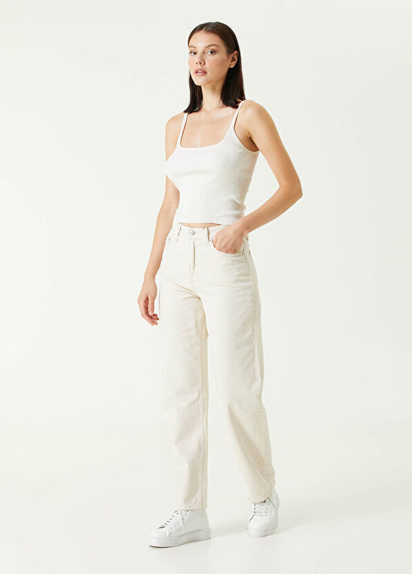 

Кремовые джинсы свободного кроя Damen Ck Jeans, синий