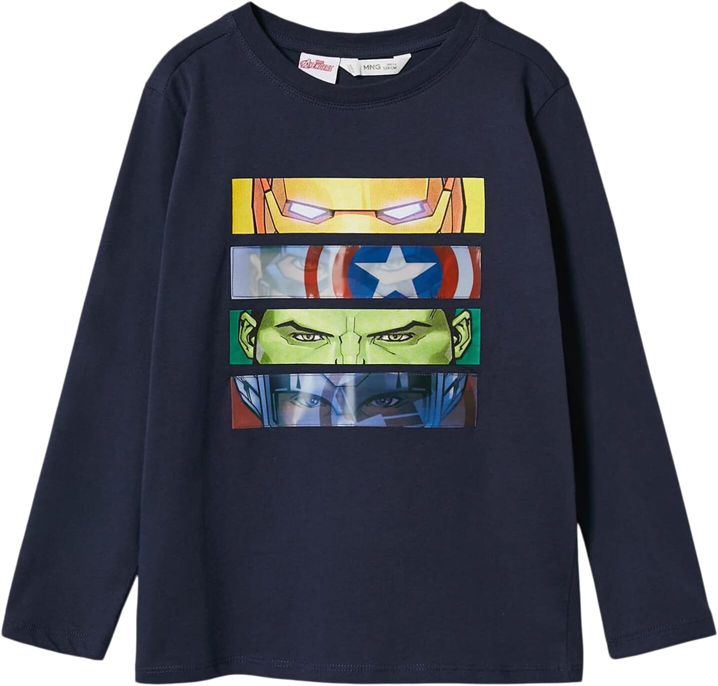 

Футболка Mango Eyes T-Shirt, темно-синий