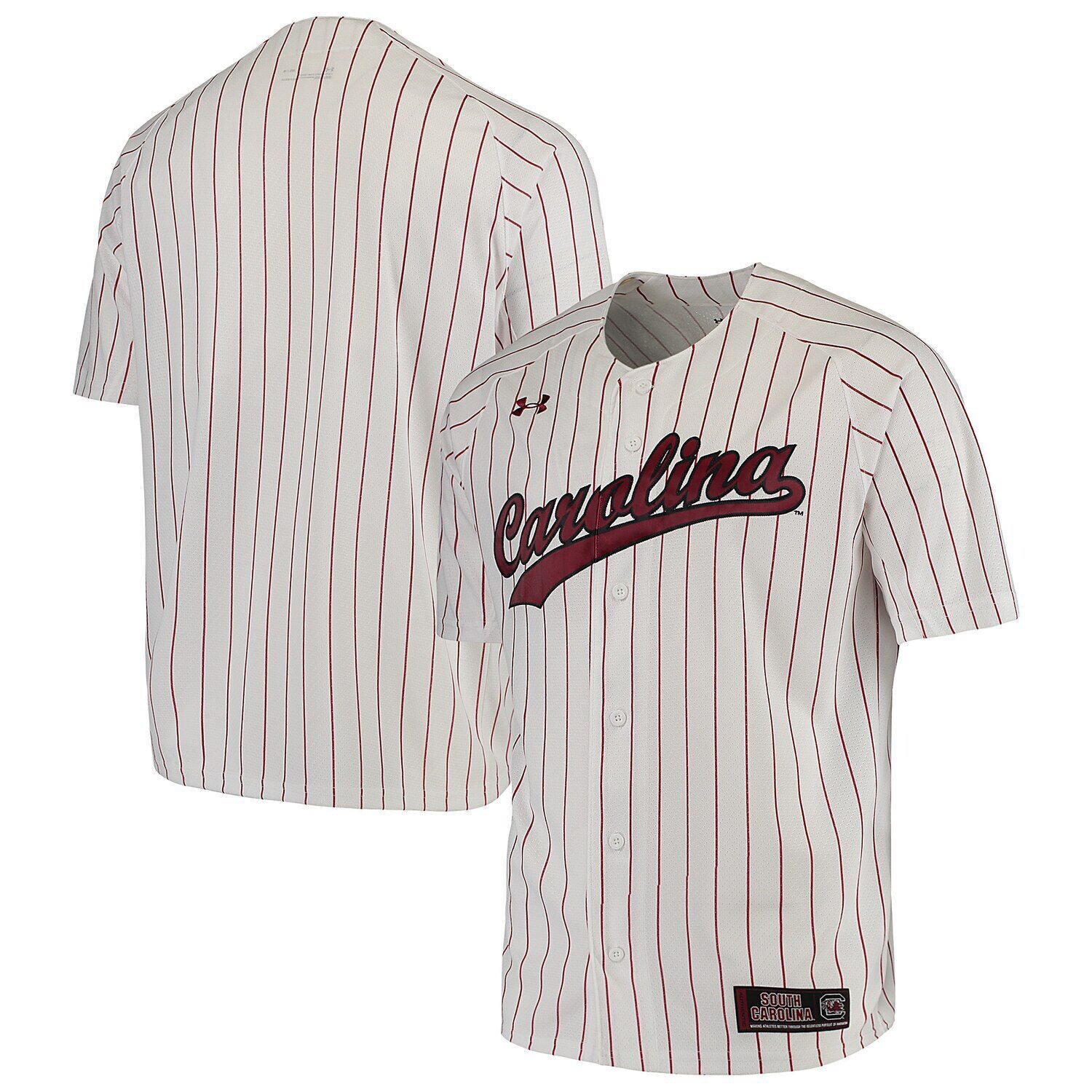 

Мужская белая бейсбольная майка South Carolina Gamecocks Performance Replica Under Armour, Белый