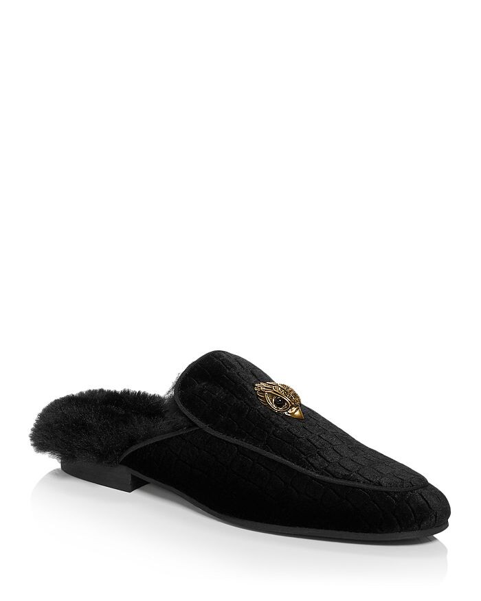 

Мужские бархатные шлепанцы без задника Hugh Eagle Head KURT GEIGER LONDON