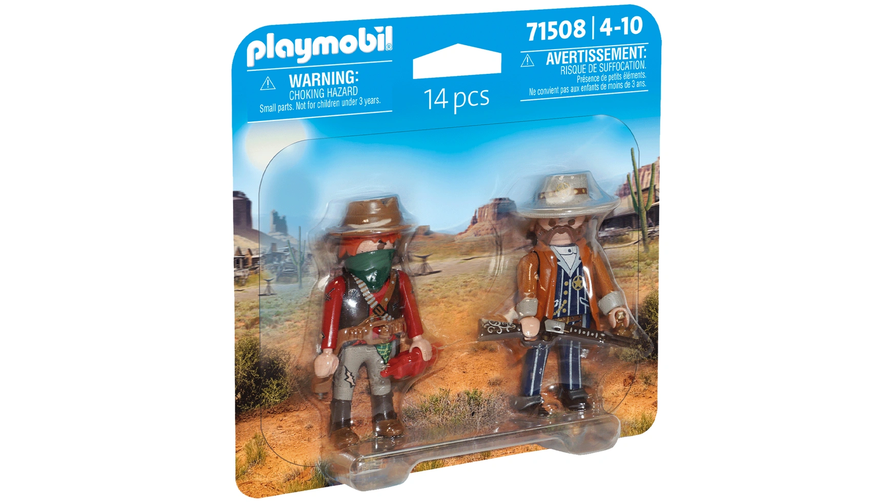 Вестерн бандит и шериф Playmobil