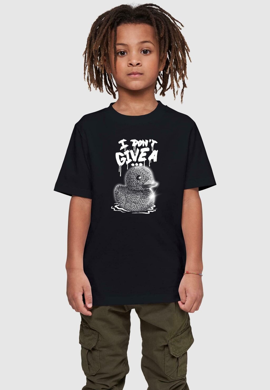 

Футболка с принтом I DONT GIVE A Mister Tee, цвет black