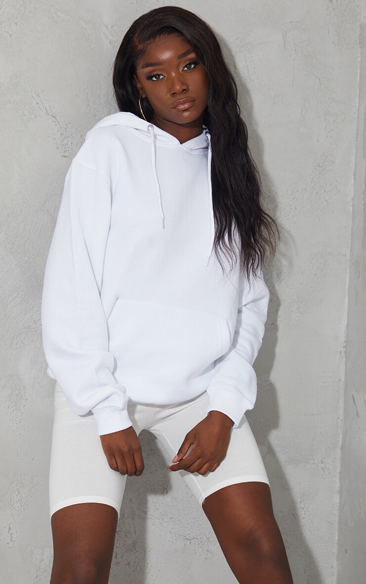 

PrettyLittleThing Толстовка большого размера Tall White Ultimate