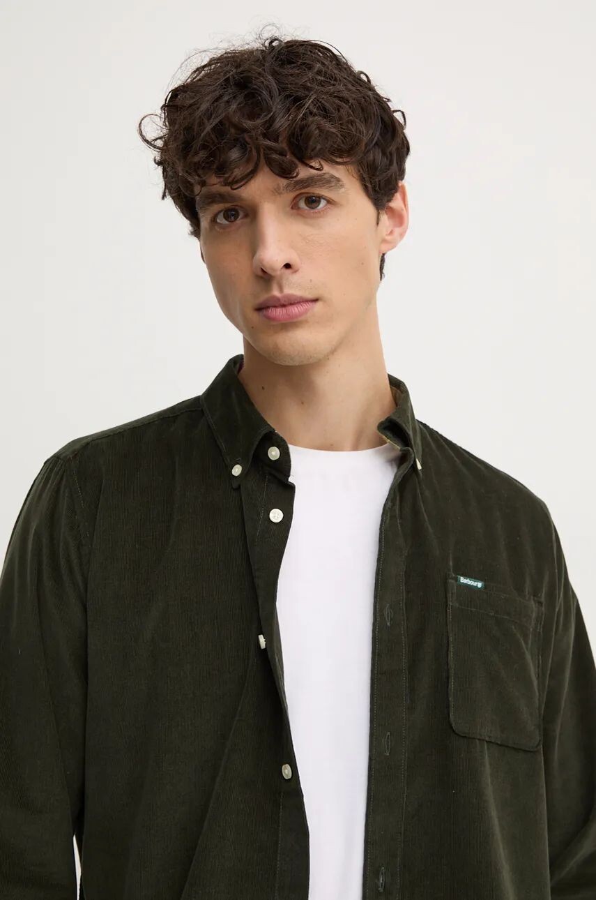 

Рубашка Barbour из хлопка, зеленый