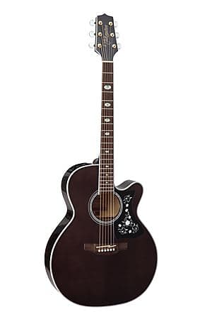 Акустическая гитара Takamine GN75CE Acoustic Electric Guitar Trans Black takamine gn75ce tbk электроакустическая гитара