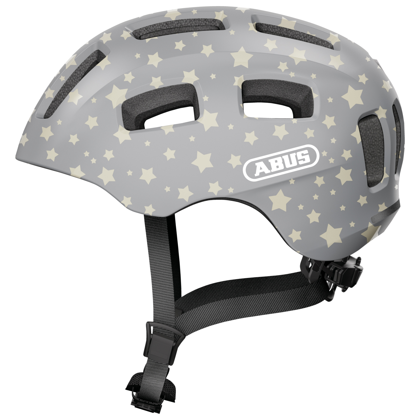 цена Велосипедный шлем Abus Kid's Youn I 2 0, цвет Grey Star