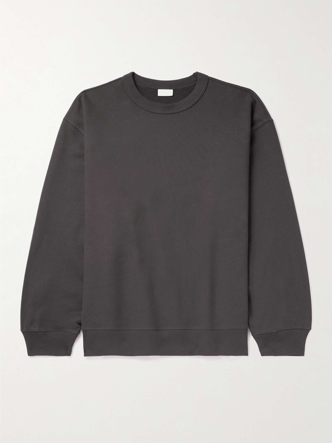 

Толстовка оверсайз из хлопкового джерси DRIES VAN NOTEN, древесный уголь
