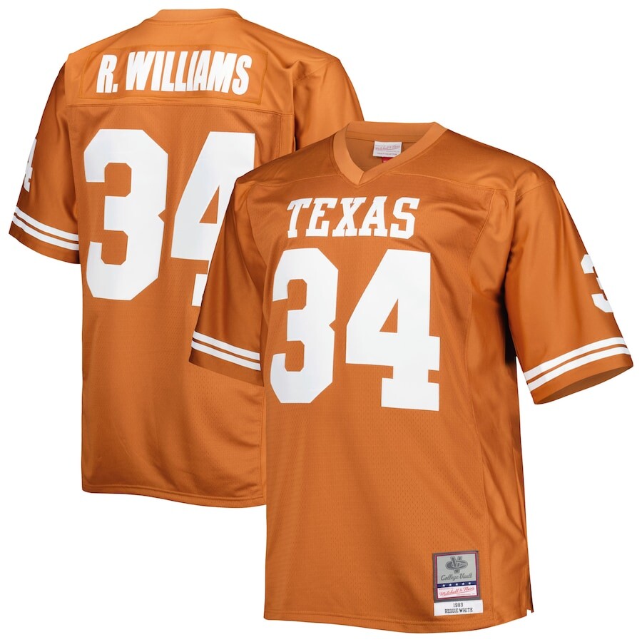 

Джерси Mitchell & Ness Texas Longhorns, оранжевый