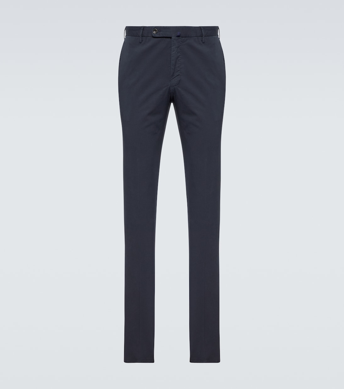 Прямые брюки из смесового хлопка Incotex, синий прямые брюки из хлопка и льна incotex серый