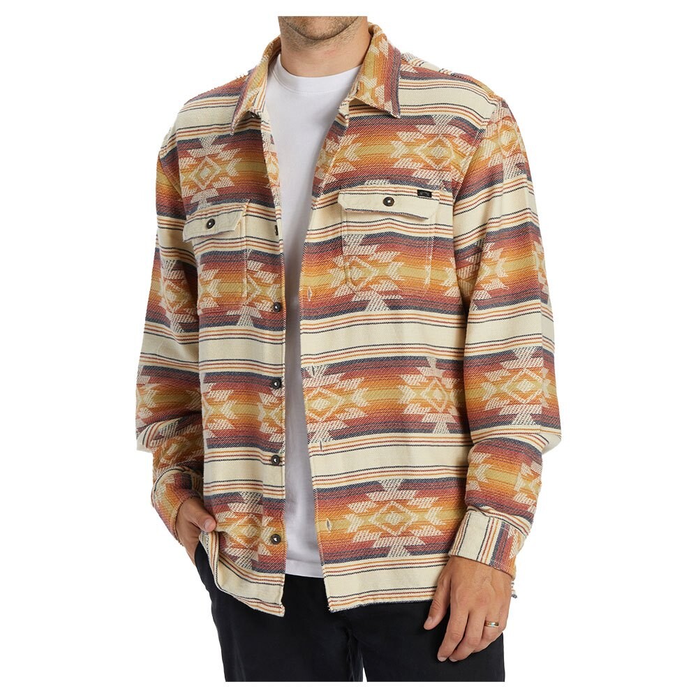 

Рубашка Billabong Offshore Jacquard, коричневый