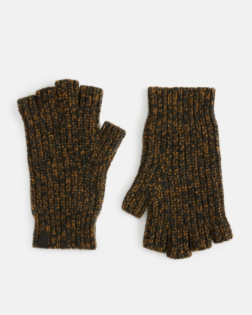 

Перчатки без пальцев из глины AllSaints, зола черный мергель
